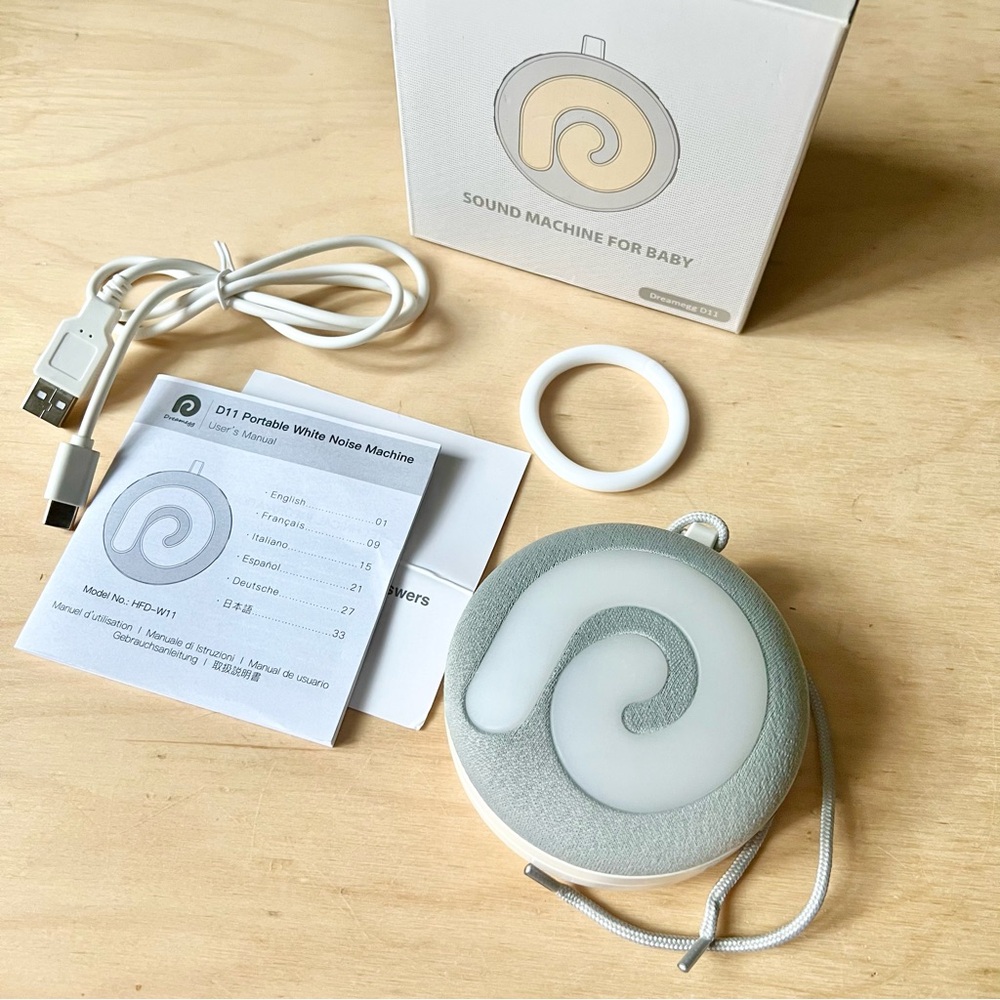 Dreamegg D11 Portable White Noise Machine for Baby